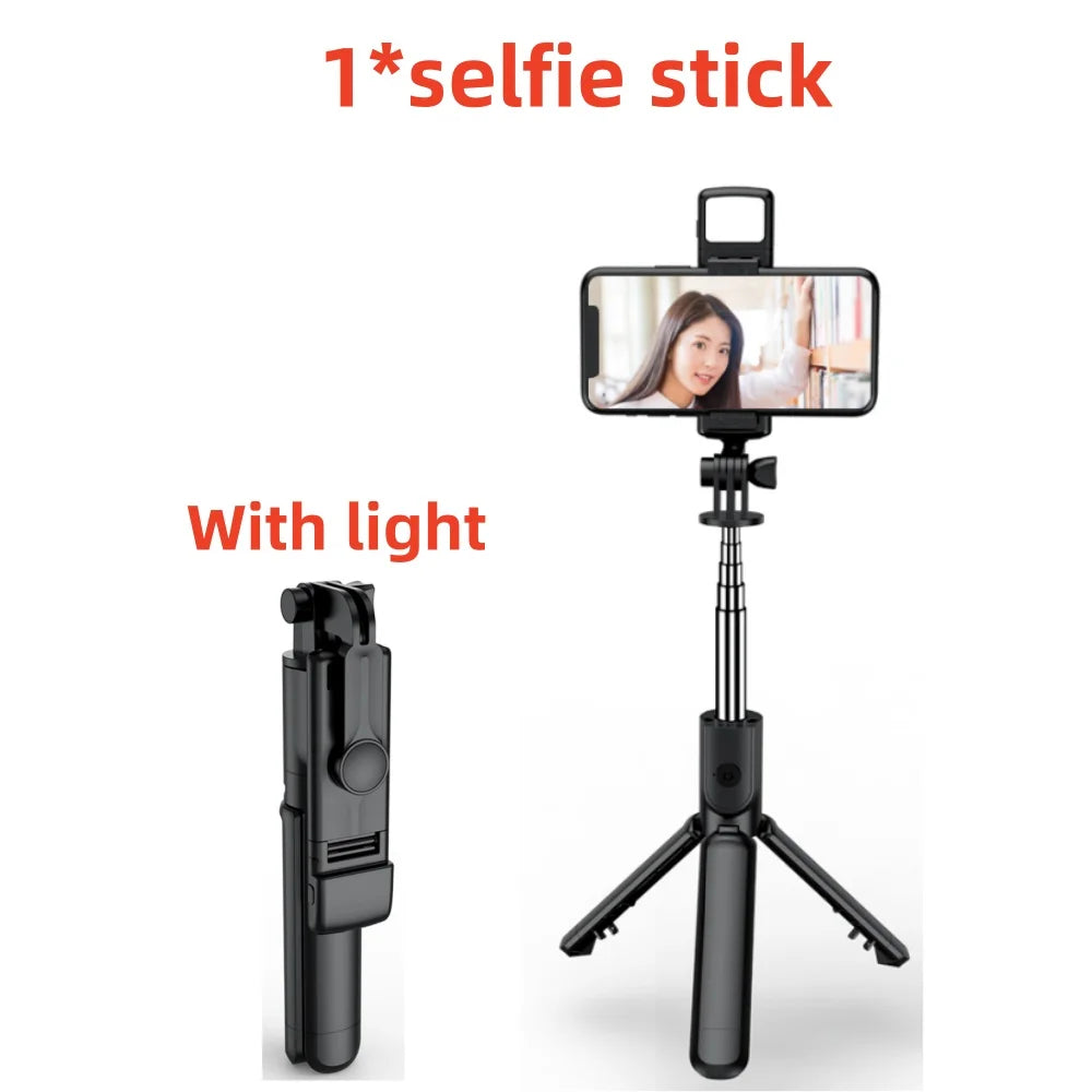 FGCLSY New Tripod for Smartphone Camera,Stand with Bluetooth shutter and light,Wireless Selfie Stick brackets with Phone Holder