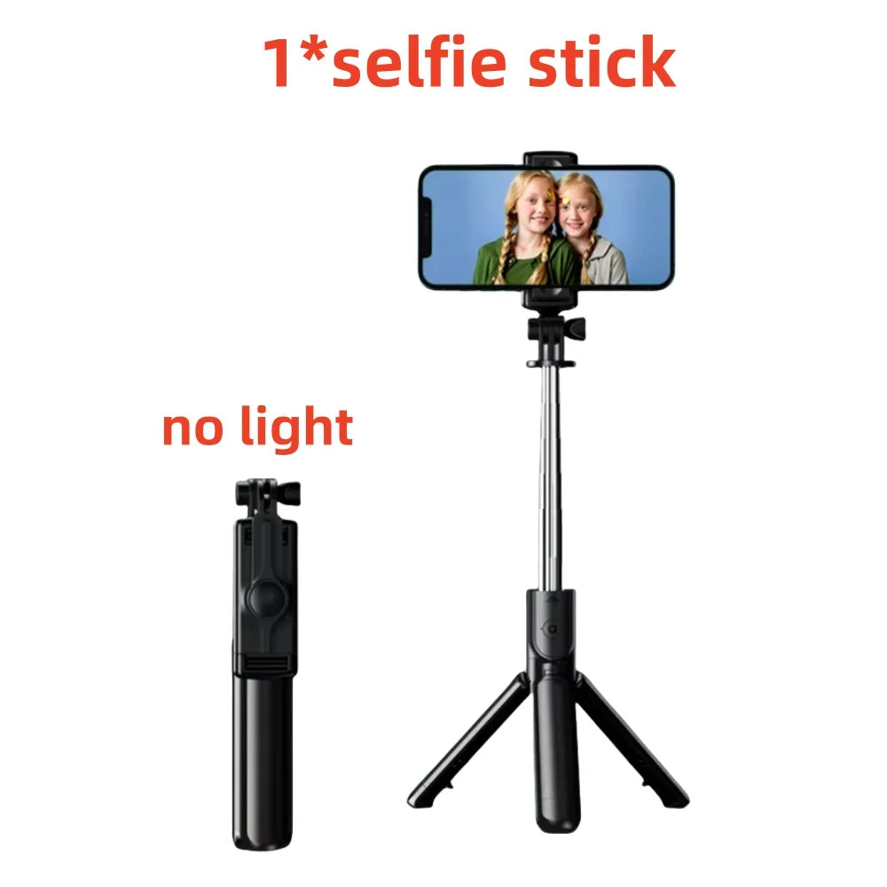 FGCLSY New Tripod for Smartphone Camera,Stand with Bluetooth shutter and light,Wireless Selfie Stick brackets with Phone Holder